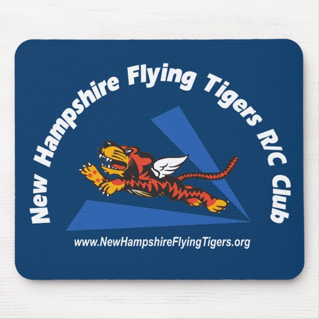 Mouse pads, dark-colour, with NH Flying Tigers Mouse Mat (Front)