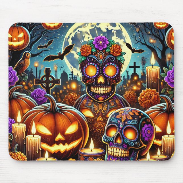 Mouse pads halloween party 2025 (Front)