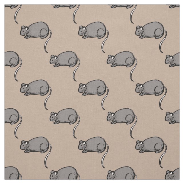 Mouse! pat. fabric (Swatch)