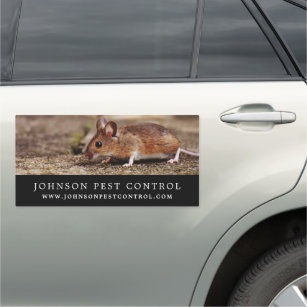 Mouse, Pest Control Car Magnet