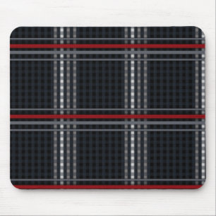Mouse Plaid Dark Mat
