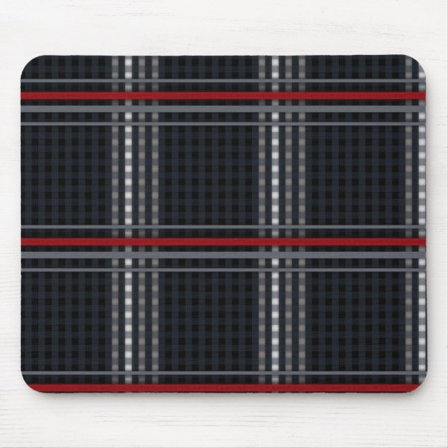 Mouse Plaid Dark Mat (Front)
