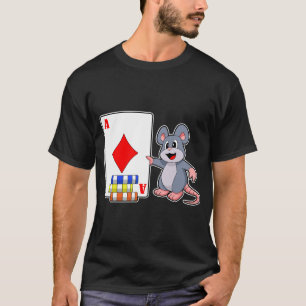 Mouse Poker Poker cards Poker chips T-Shirt