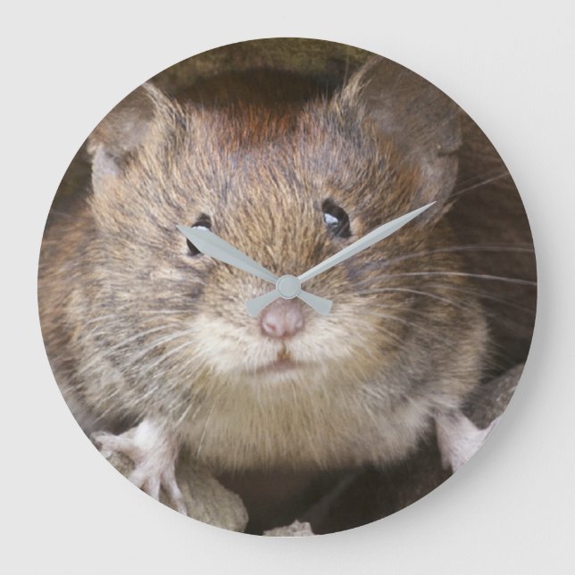 Mouse Portrait Large Clock (Front)