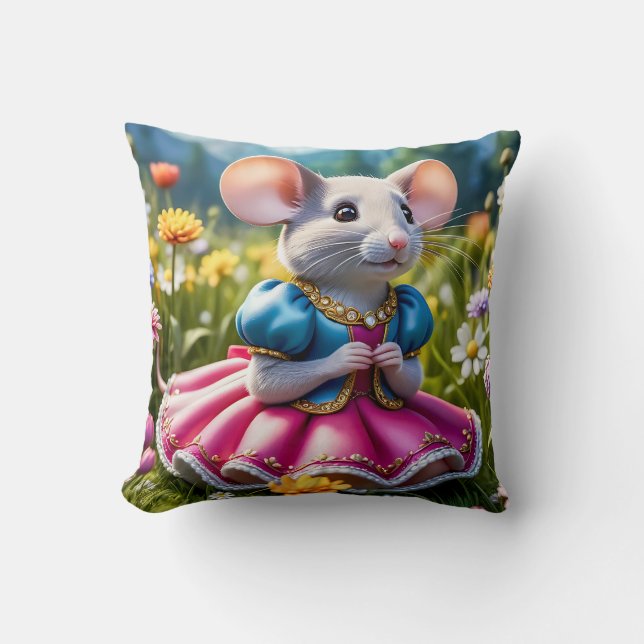 Mouse Princess Pillow (Front)