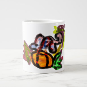 Mouse pumpkin large coffee mug