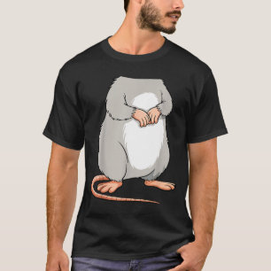 Mouse Ra Adult Kids Men Women Body Mouse Rat Costu T-Shirt