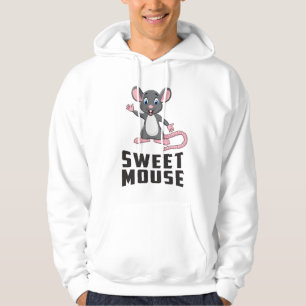 Mouse Rat Animal Cheese Love Pet Cute Funny Gift Hoodie