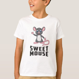 Mouse Rat Animal Cheese Love Pet Cute Funny Gift T-Shirt