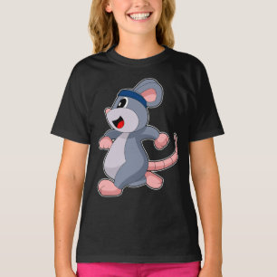 Mouse Runner Running Sports T-Shirt