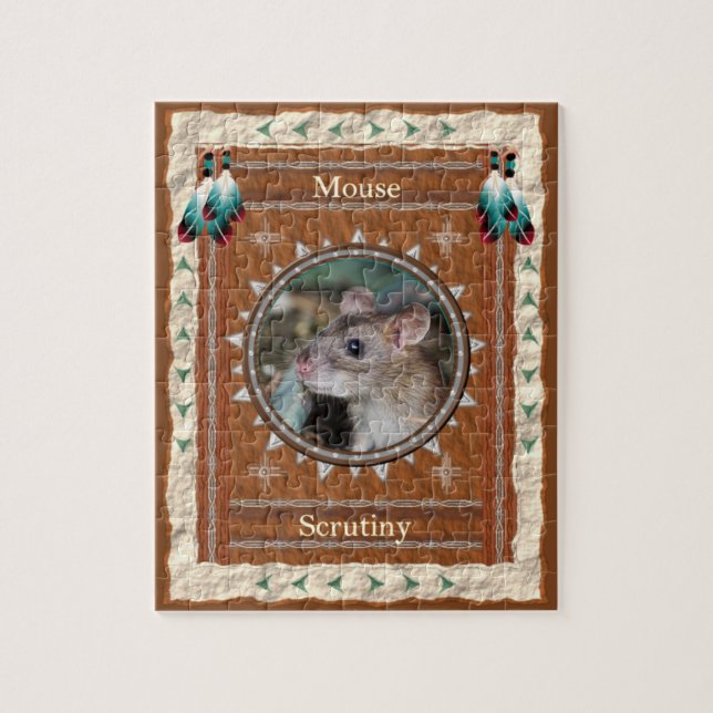 Mouse - Scrutiny   Jigsaw Puzzle w/ Gift Box (Vertical)