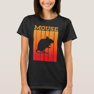 Mouse Shadow Silhouette At Sunset T-Shirt