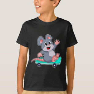 Mouse Skater Skateboard T-Shirt