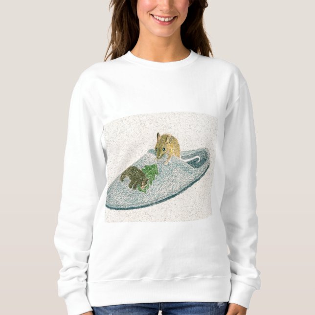 Mouse Slipper Sweatshirt (Front)