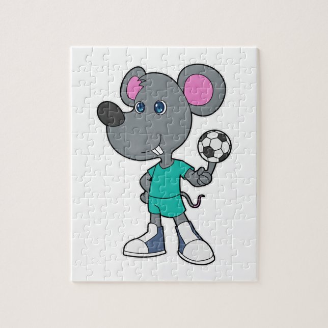 Mouse Soccer player Soccer Jigsaw Puzzle (Vertical)