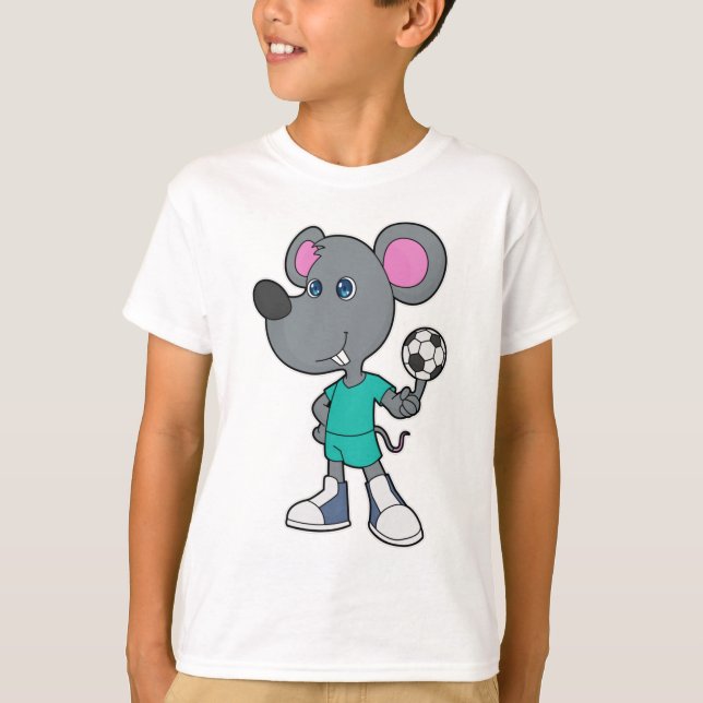 Mouse Soccer player Soccer T-Shirt (Front)
