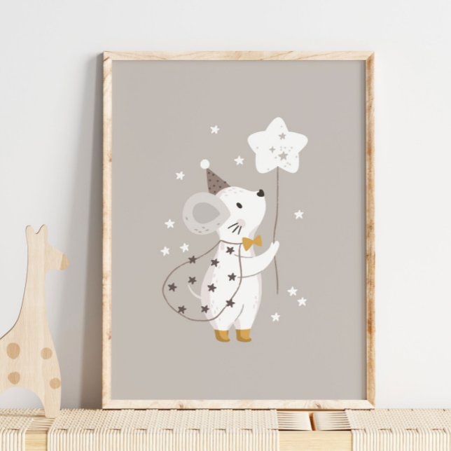 Mouse Star Baby Magic  Name Poster | Wall Print (Creator Uploaded)