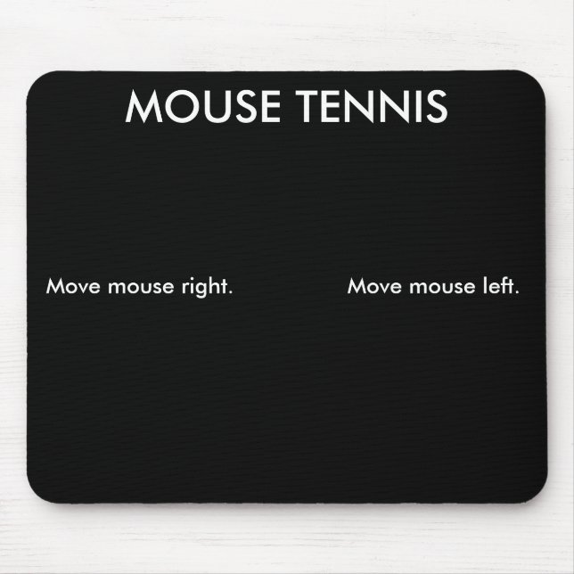 MOUSE TENNIS MAT (Front)