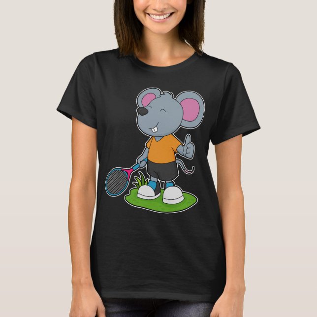 Mouse Tennis player Tennis T-Shirt (Front)