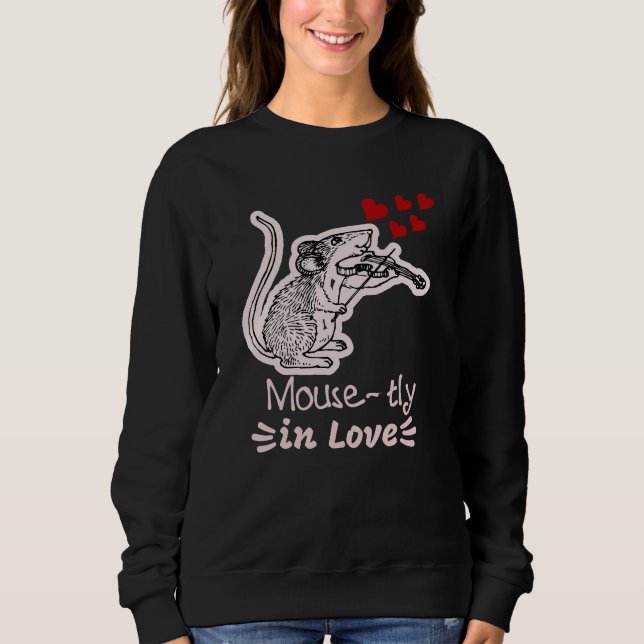 Mouse-tly in Love Sweatshirt (Front)