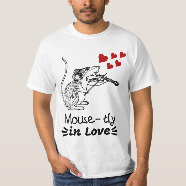 Mouse-tly in Love T-Shirt (Front)