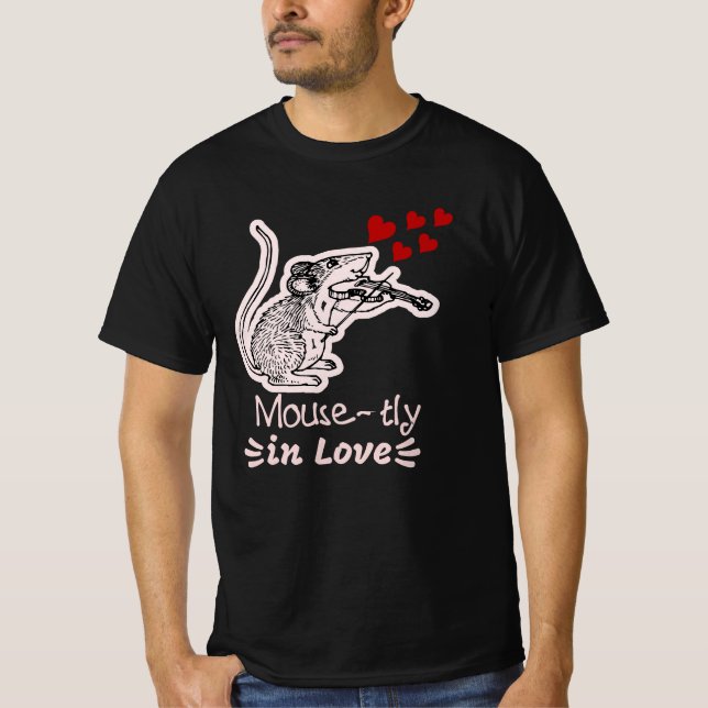Mouse-tly in Love T-Shirt (Front)