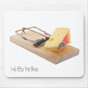 Mouse trap and cheese mat