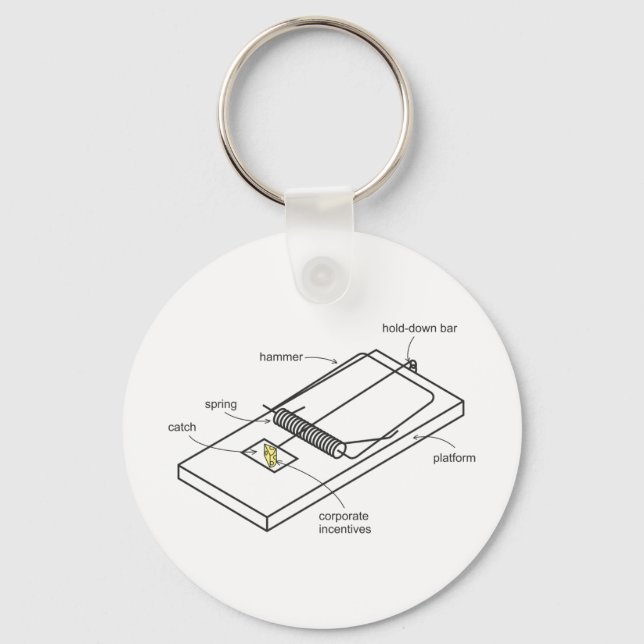 mouse trap key ring (Front)