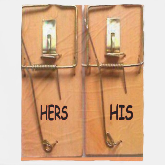 MOUSE TRAPS FLEECE BLANKET (Front)