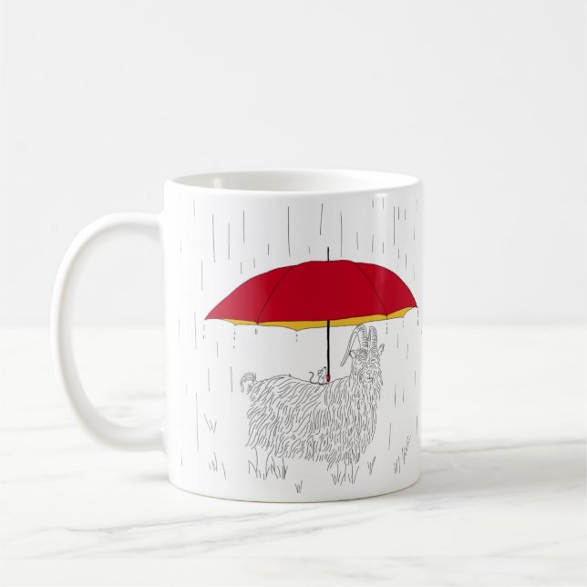 Mouse Umbrella for Goat Coffee Mug (Left)