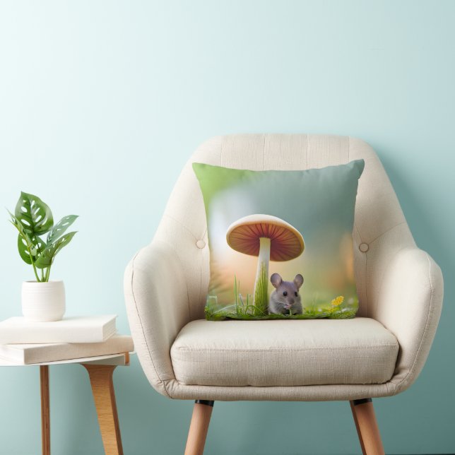 Mouse Under A Mushroom Cushion (Chair)