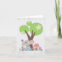 mouse under tree