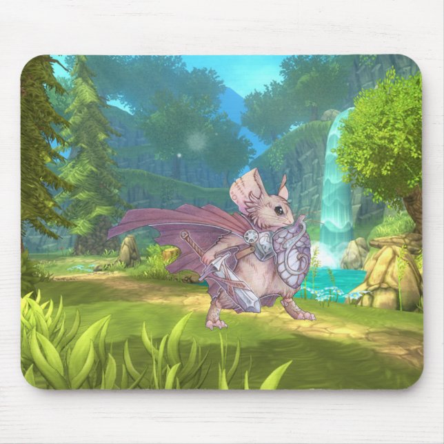 Mouse Warrior of the Wood Mat (Front)