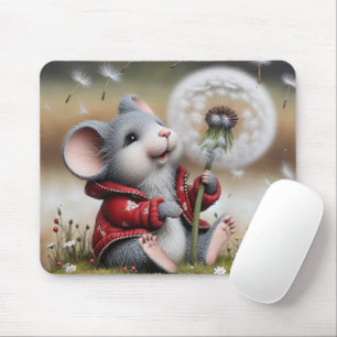 Mouse With a Dandelion Mat