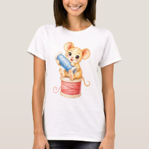 Mouse with Ball of Yarn T-Shirt