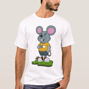 Mouse with Coffee cup T-Shirt