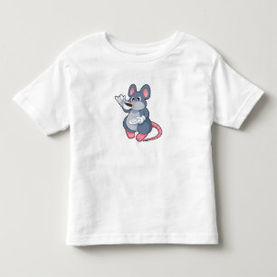 Mouse with Coffee Cup Toddler T-Shirt
