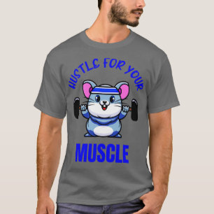 Mouse Workout Weight Training Funny Bodybuilder T-Shirt