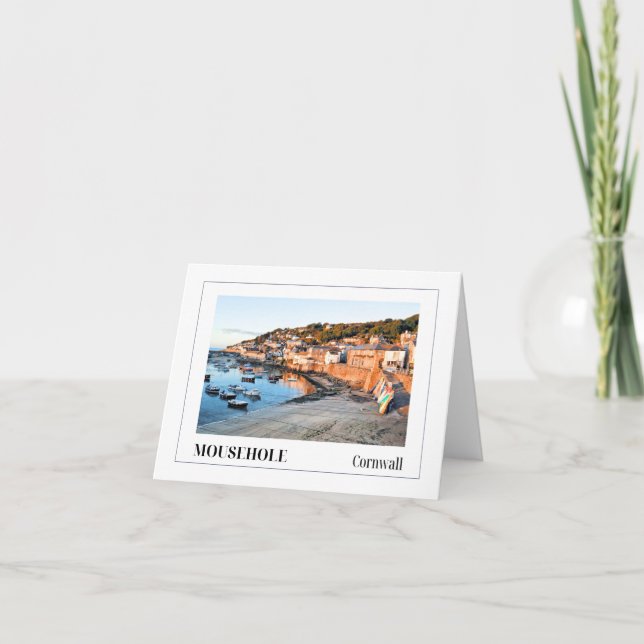 Mousehole, Cornwall Card (Front)
