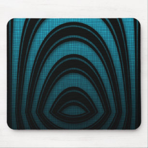 Mousemat Blue Black Abstract Arch