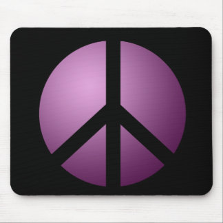 Mousemat Peace, Black and Purple