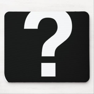 Mousemat, Question Mark Icon Punctuation Mouse Mat