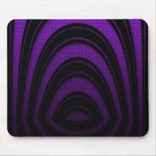 Mousemat Violet Black Abstract Arch