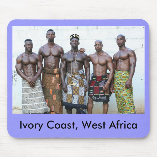 Mousepad, 5 warriors, purple mouse mat (Front)