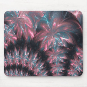 Mousepad Abstract Flowers Symmetric Arrangement