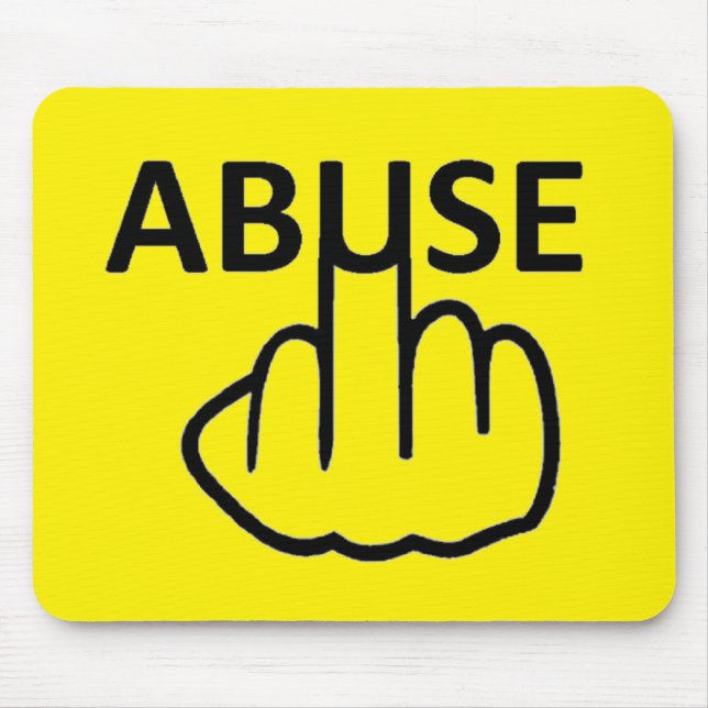 Mousepad Abuse Is Awful (Front)