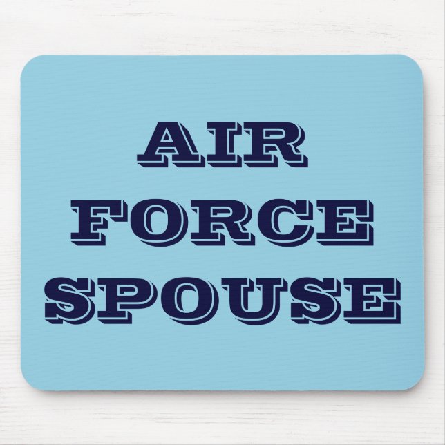 Mousepad Air Force Spouse (Front)
