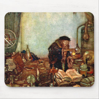 Mousepad:  Alchemist and His Gold by Edmund Dulac Mouse Mat