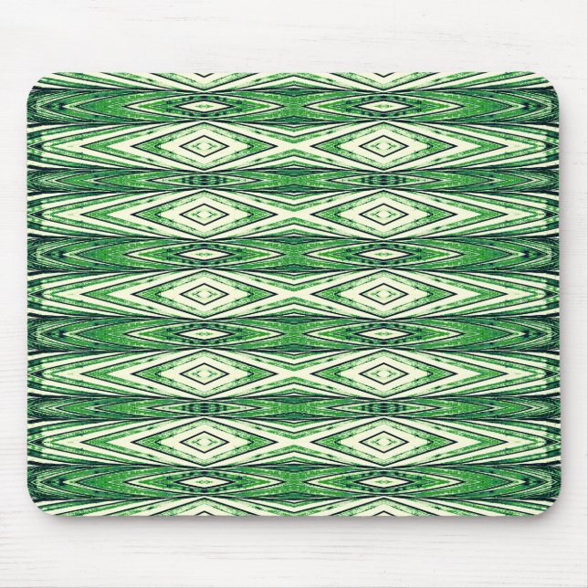 Mousepad, An elegant green horizontal design  Mouse Mat (Front)
