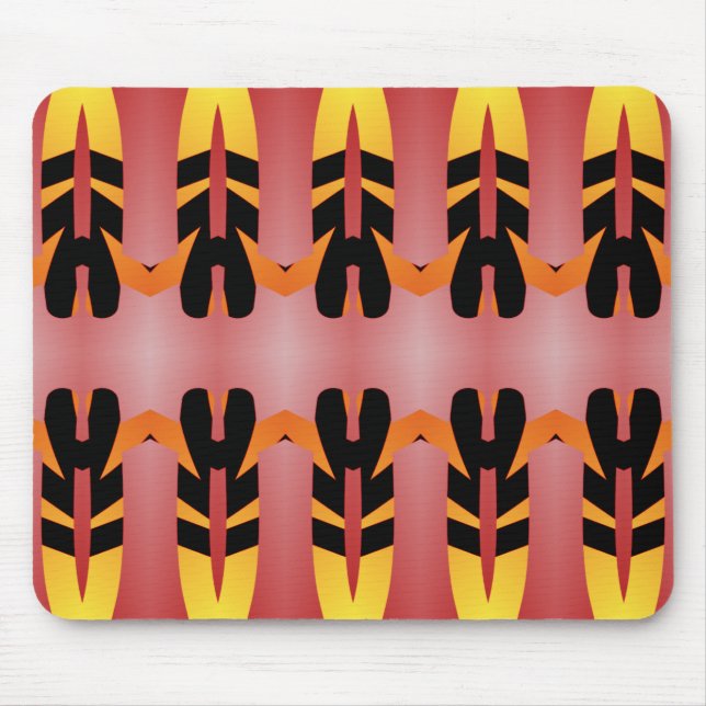 Mousepad, An elegant multicolor classic design Mou Mouse Mat (Front)